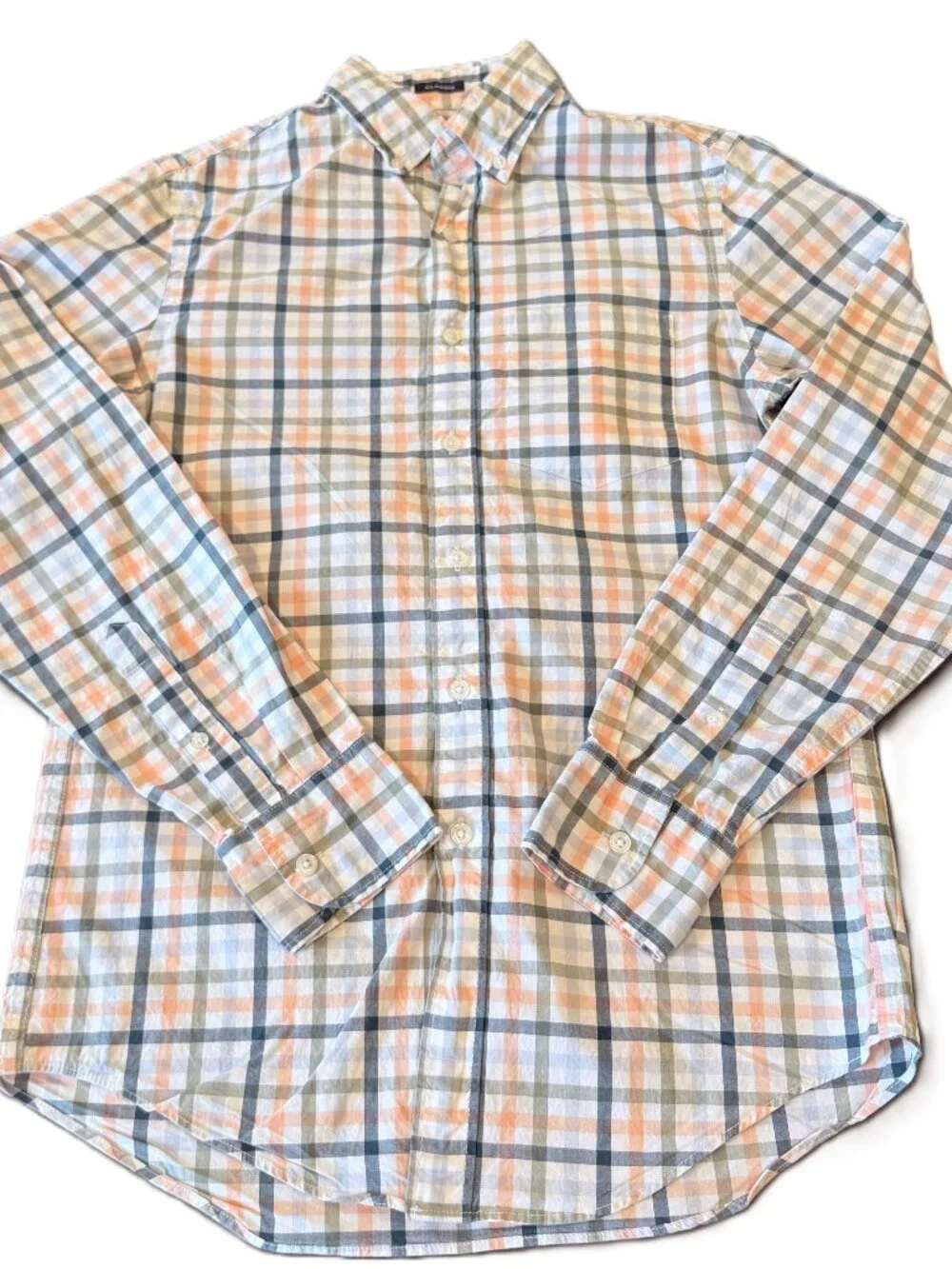 J. Crew Classic Men’s Flex Wash Plaid Button Up Shirt Size XS Multi-Color
